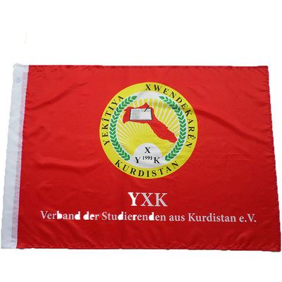 چاپ دیجیتال سفارشی پرچم پلی استر تبلیغاتی 3 X 5 فوت پرچم