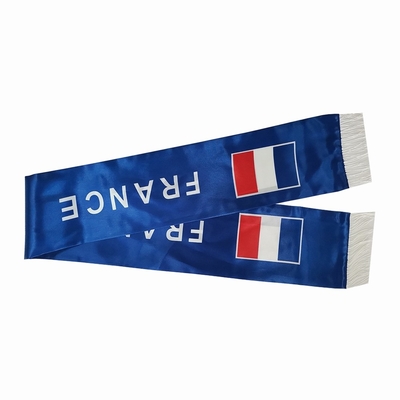 چاپ سفارشی روسری پرچم فرانسه به سبک ساده مواد پلی استر