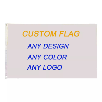 چاپ دیجیتال سفارشی پرچم پلی استر دو طرفه 100% پلی استر پرچم کشور