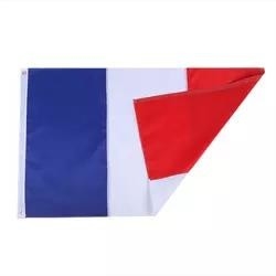 چاپ شده 3X5FT پرچم سه رنگ فرانسه پرچم کشور 100% پلی استر آماده ارسال