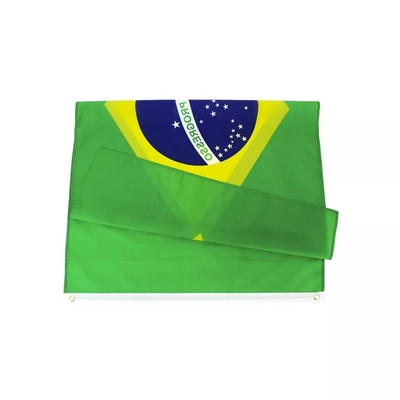پرچم های سفارشی برزیل با کیفیت بالا پرچم های پلی استر 3x5Ft 100D