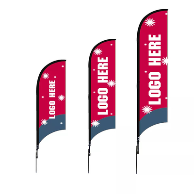 پرچم های تبلیغاتی سفارشی پلی استر تک / دو طرفه چاپ دیجیتال