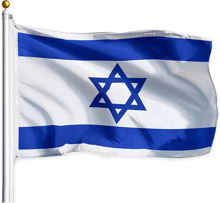 پرچم ملی اسراییل 3x5ft پرچمهای جهانی پلی استر چاپ تک و دو طرفه