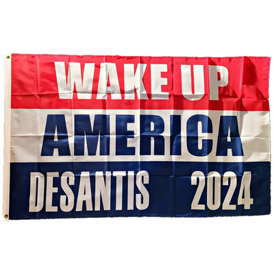 عمده فروشی 3*5 فوت رون دسانتیس 2024 پرچم آمریکا فلوریدا را بسازید