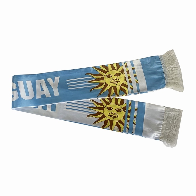 روسری چاپ پرچم ملی سفارشی شال فوتبال یائویانگ اوروگوئه