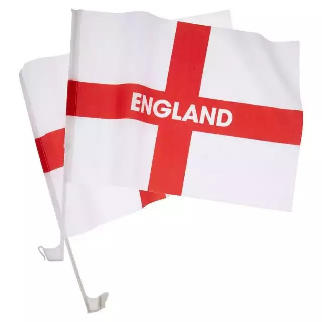 پرچم های تزئینی شیشه اتومبیل پلی استر سفارشی پرچم های اتومبیل انگلستان سفارشی