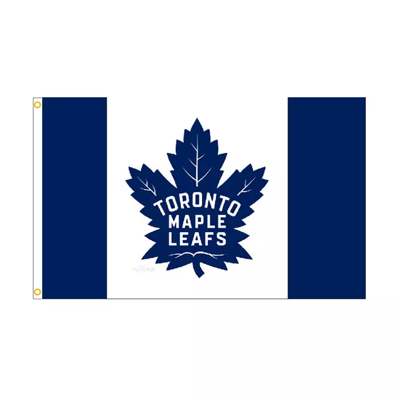 تحویل سریع پرچم سفارشی Toronto Maple Leafs Flag NHL Hot Teams Flag